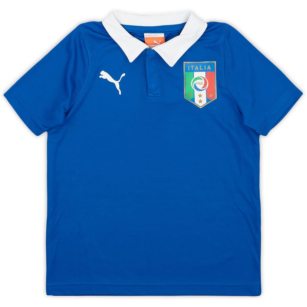 2012-13 Italy Home Shirt - 9/10 - (3-4 Years)