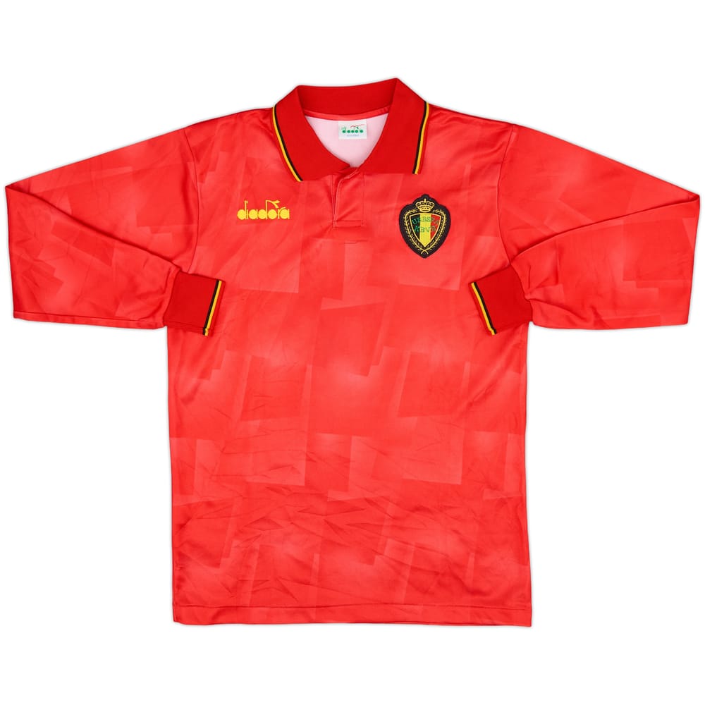 1992-94 Belgium Home L/S Shirt #10 - 9/10 - (S)