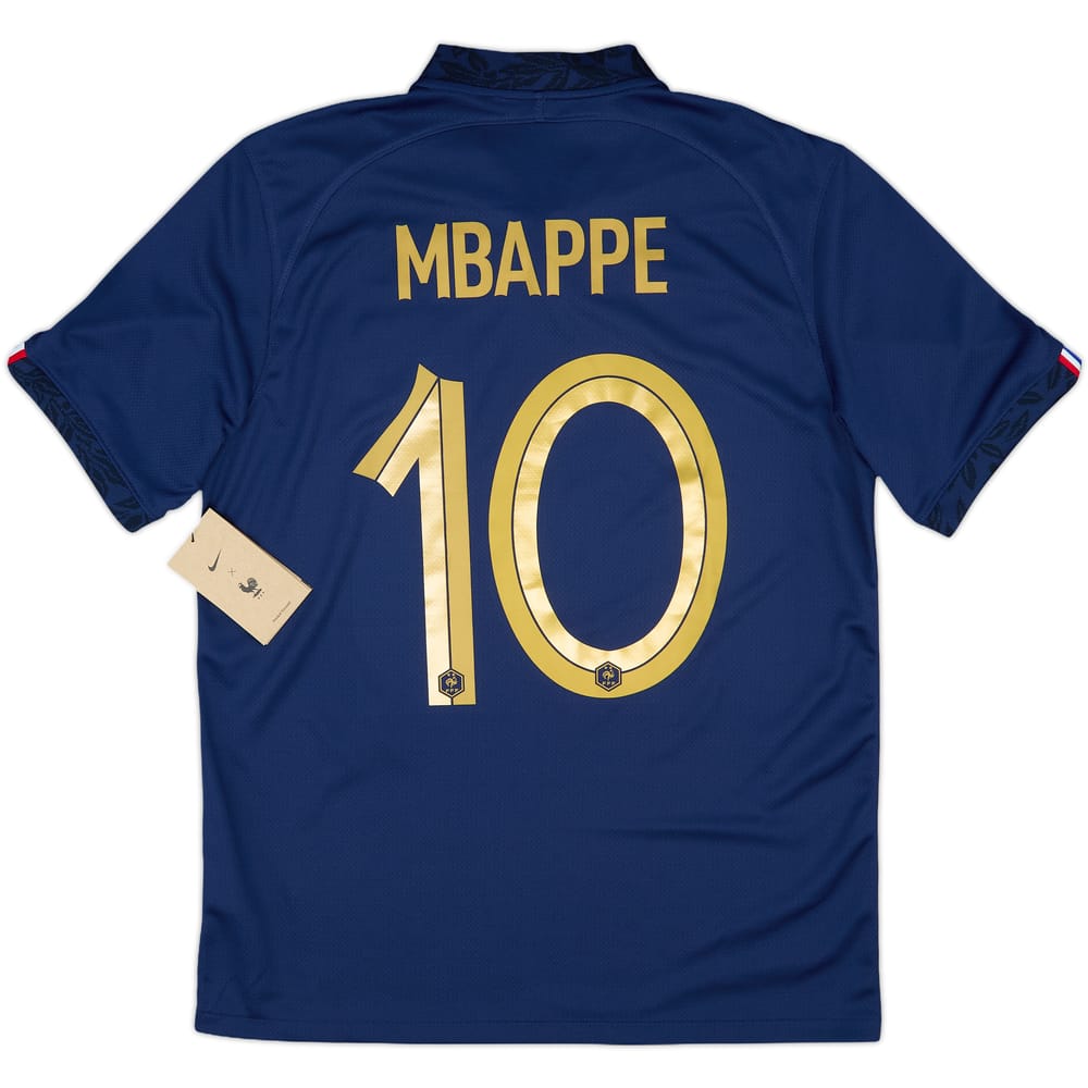 2022-23 France Home Shirt Mbappe #10 (M)