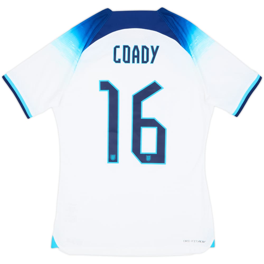 2022-23 England Authentic Home Shirt Coady #16 - 9/10 - (M)