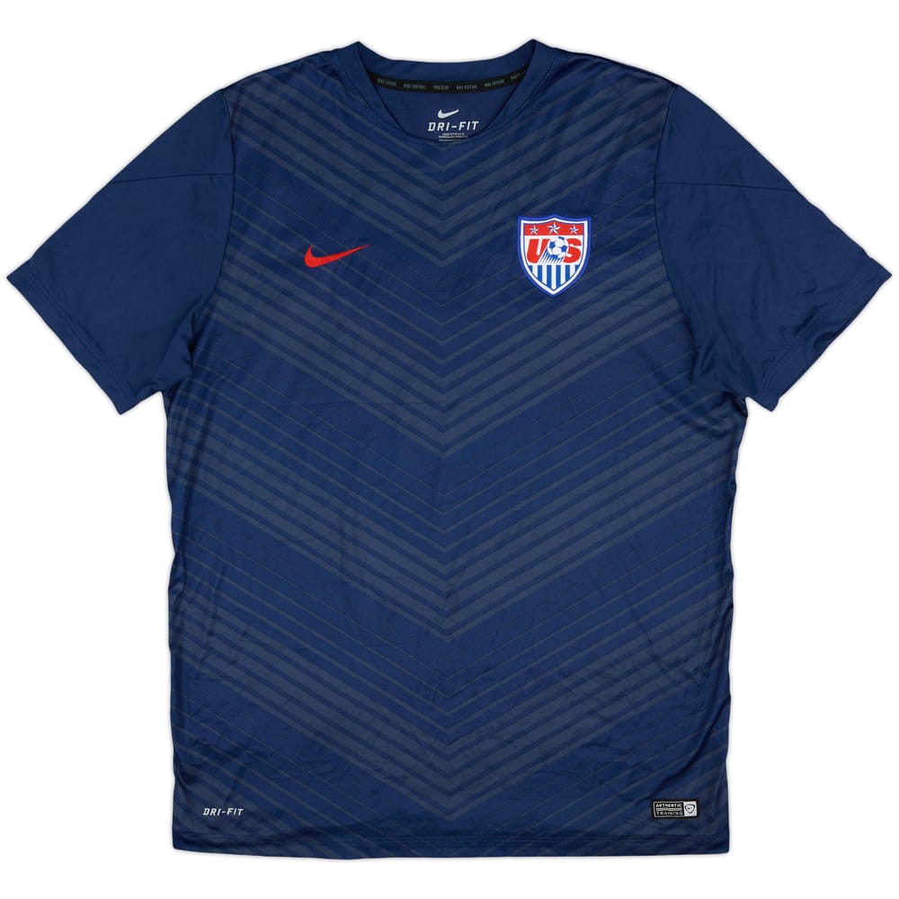 2014-16 USA Nike Training Shirt - 8/10 - (XL)