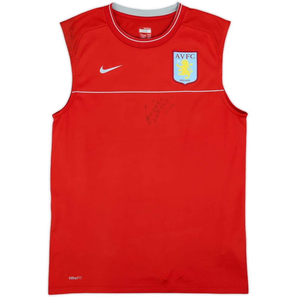 2008-09 Aston Villa Signed Nike Training Vest - 5/10 - (S)