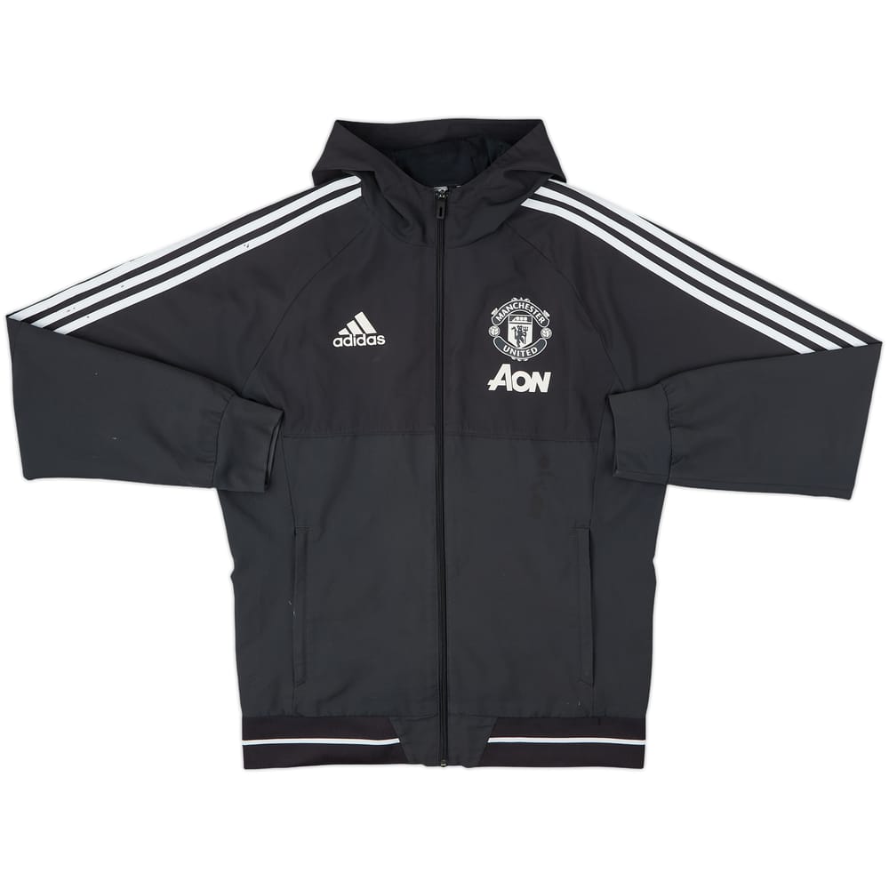 2018-19 Manchester United adidas Hooded Rain Jacket - 8/10 - (M)