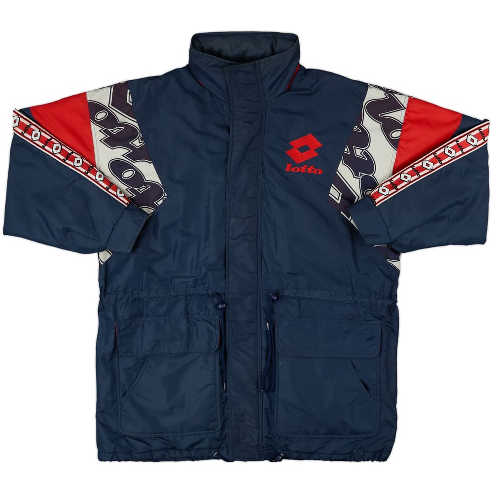 1990s Lotto Template Padded Bench Coat - 8/10 - (XL)