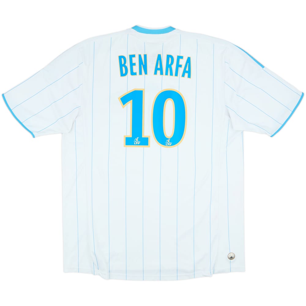 2009-10 Olympique Marseille Home Shirt Ben Arfa #10 - 8/10 - (XXL)