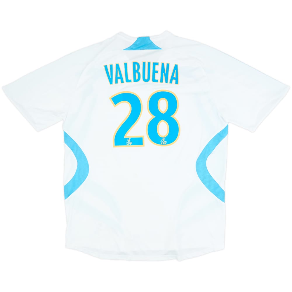 2007-08 Olympique Marseille Home Shirt Valbuena #28 - 8/10 - (XL)