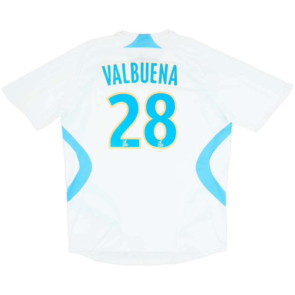 2007-08 Olympique Marseille Local Camiseta Valbuena #28 - 6/10 - (XL)