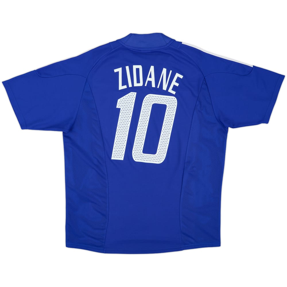 2002-04 France Home Shirt Zidane #10 - 8/10 - (L)