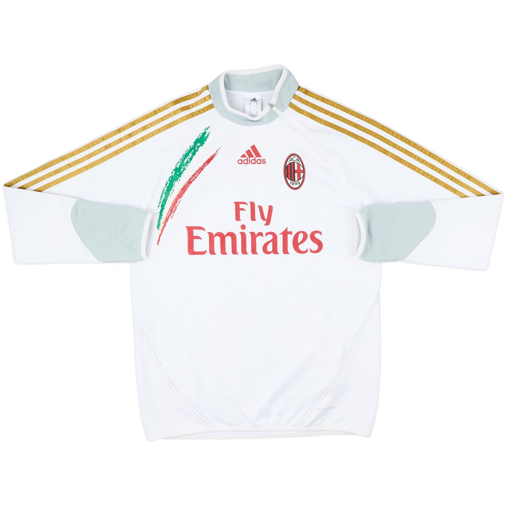 2013-14 AC Milan adidas Formotion 1/4 Zip Drill Top - 8/10 - (M/L)