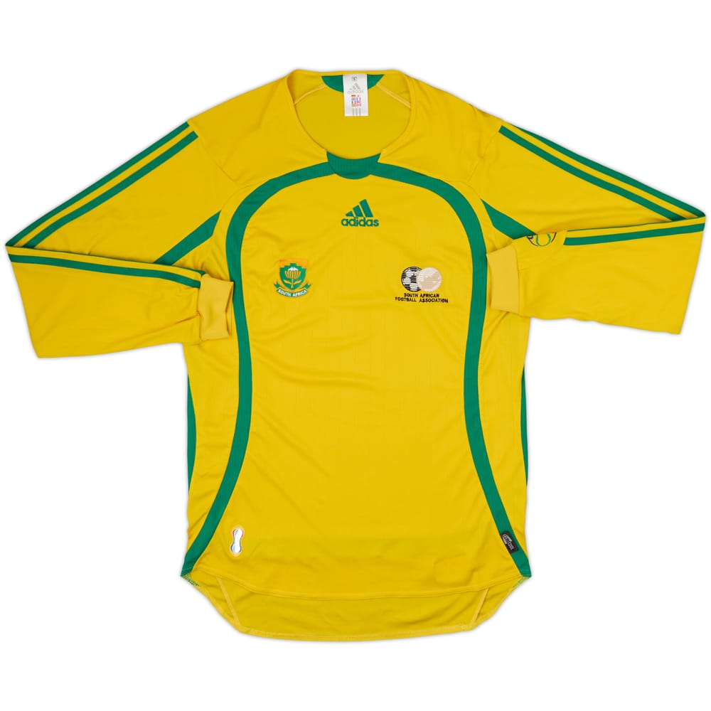 2006-09 South Africa Home L/S Shirt - 10/10 - (S)