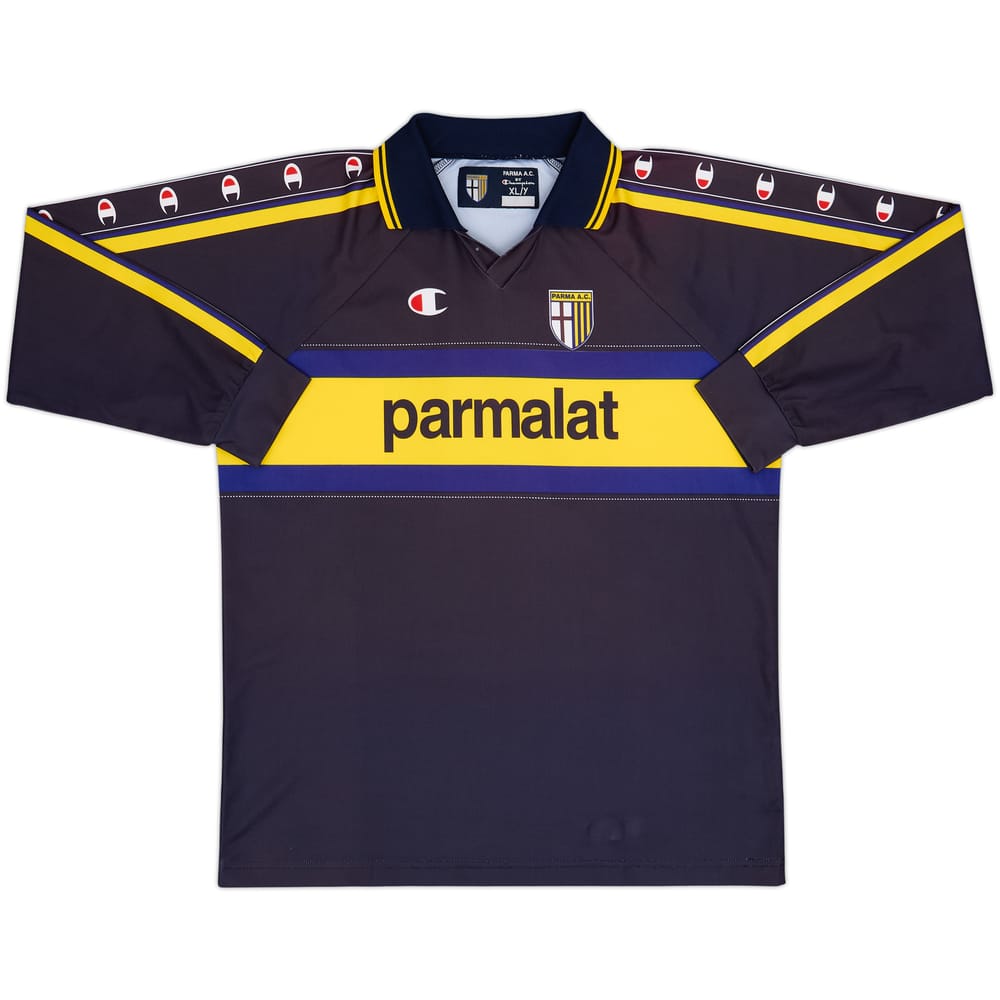 1999-00 Parma Basic Third L/S Shirt #2 - 7/10 - (XL.Boys)