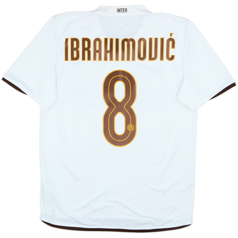 2008-09 Inter Milan Away Shirt Ibrahimovic #8 - 8/10 - (M)