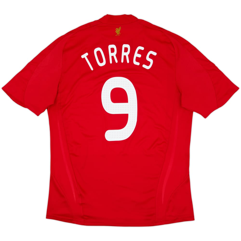 2008-10 Liverpool Home Shirt Torres #9 - 6/10 - (XL)