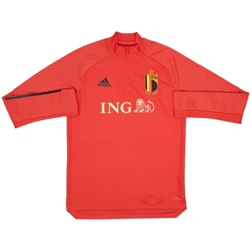 2019-20 Belgium adidas 1/4 Zip Drill Top - 8/10 - (M)