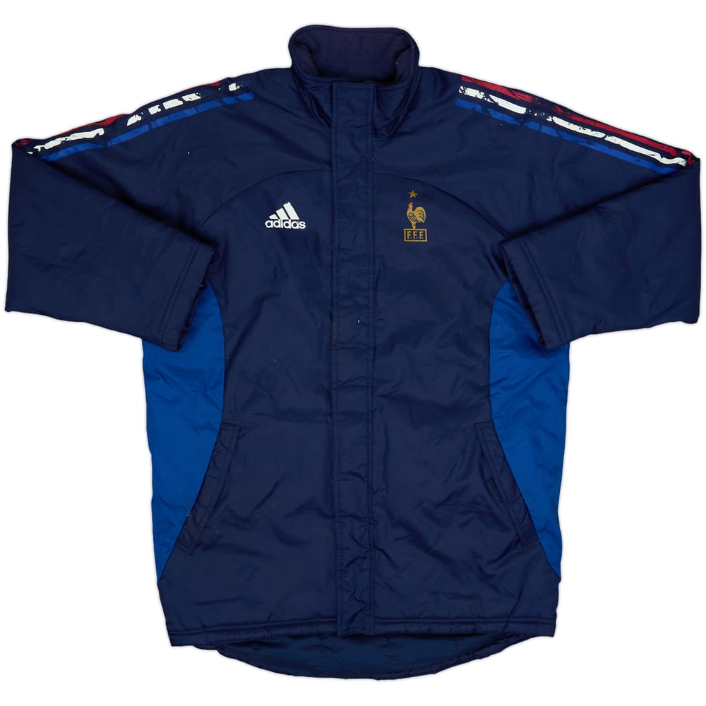 2002-03 France adidas Padded Bench Coat - 5/10 - (S)
