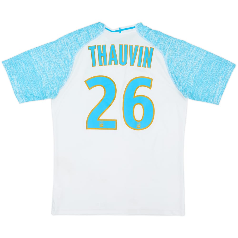 2018-19 Olympique Marseille Home Shirt Thauvin #26 - 6/10 - (M)