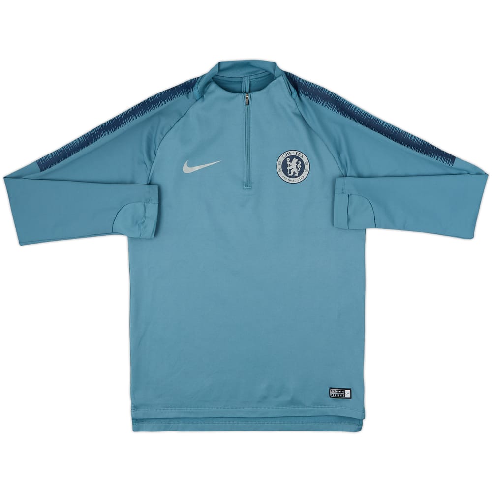 2018-19 Chelsea Nike 1/4 Zip Training Top - 8/10 - (S)