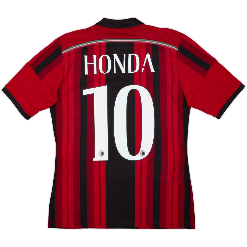 2014-15 AC Milan Home Shirt Honda #10 - 6/10 - (S)