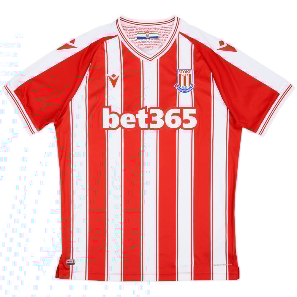 2020-21 Stoke City Home Shirt - 10/10 - (L)