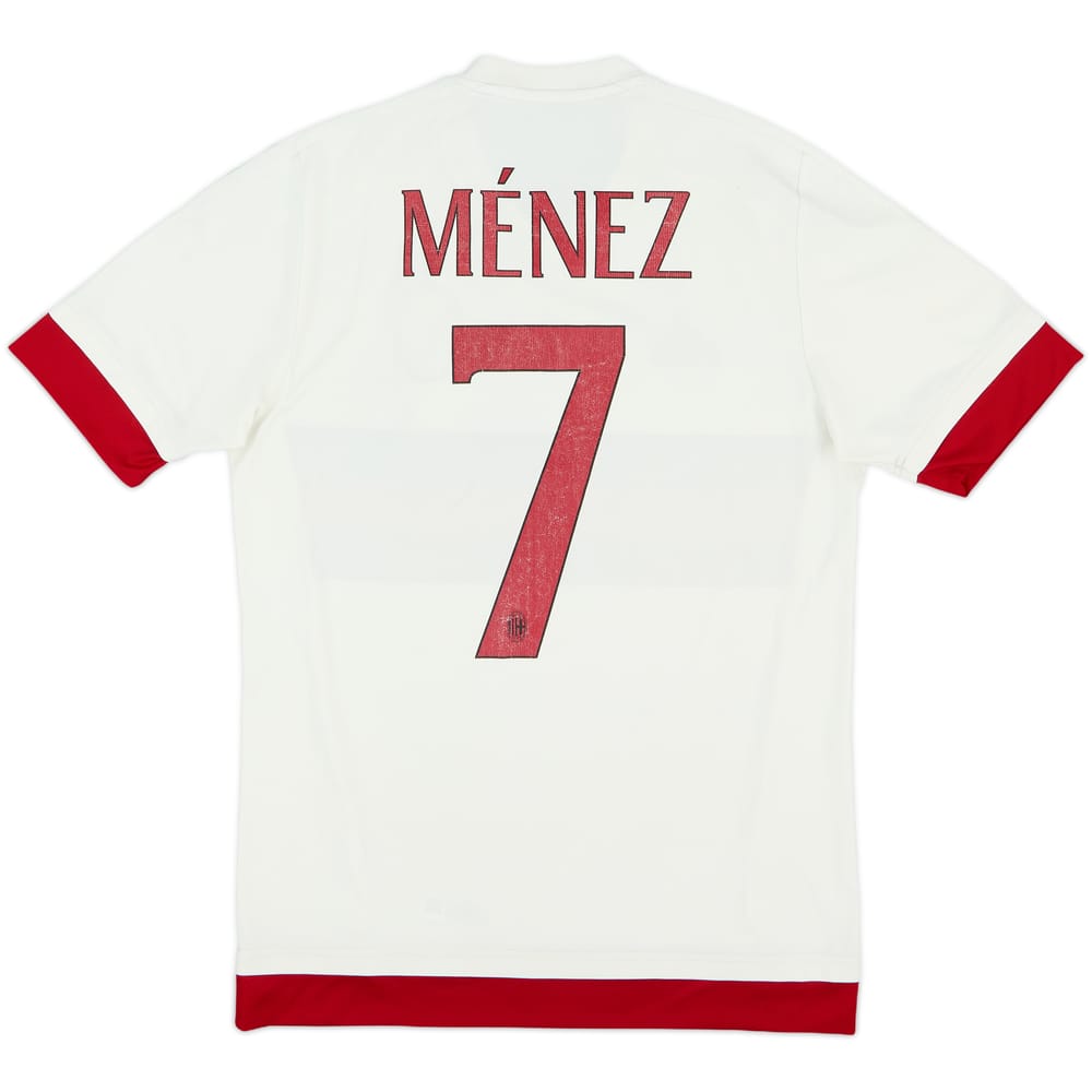 2015-16 AC Milan Away Shirt Menez #7 - 6/10 - (S)