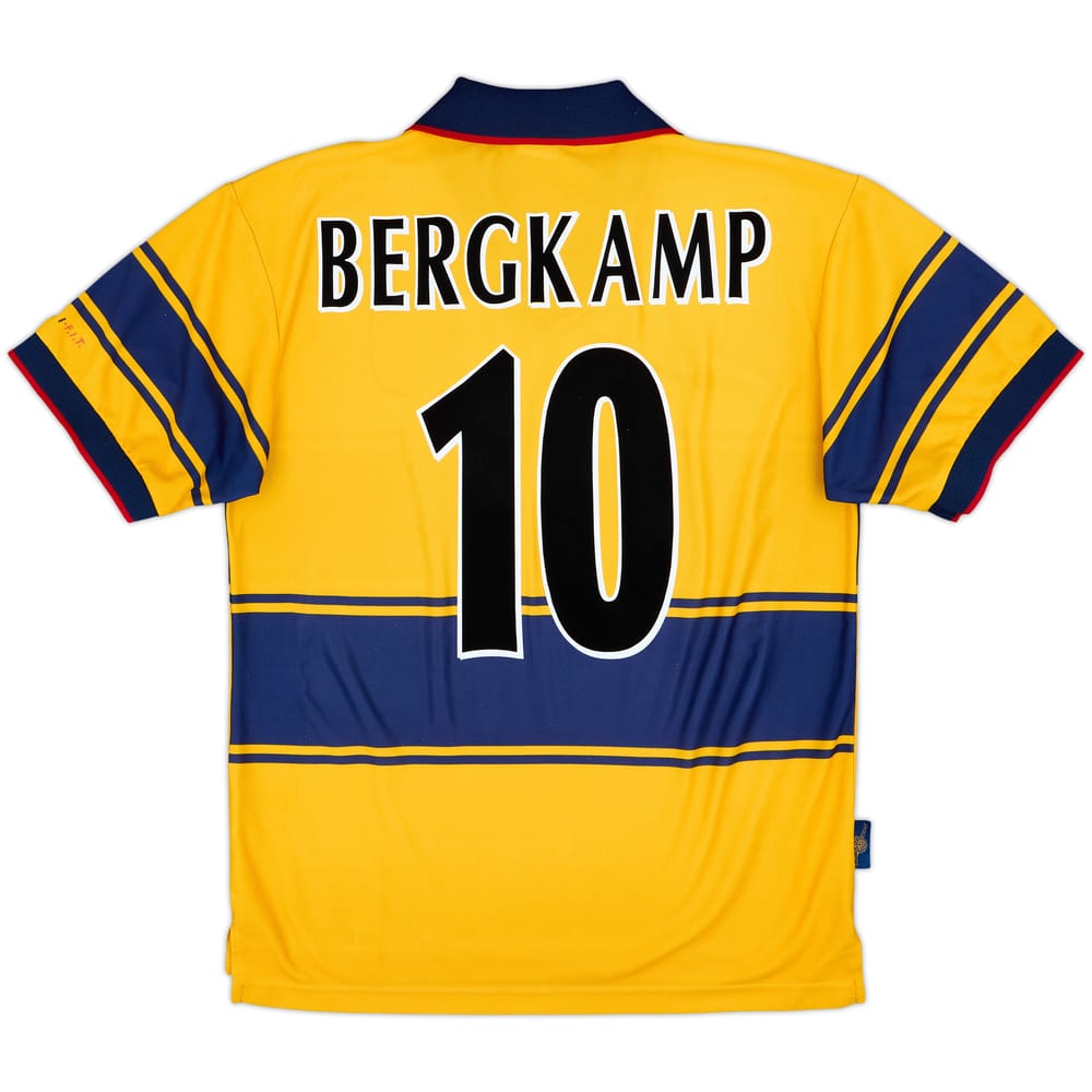 1997-99 Arsenal Away Shirt Bergkamp #10 - 7/10 - (M)