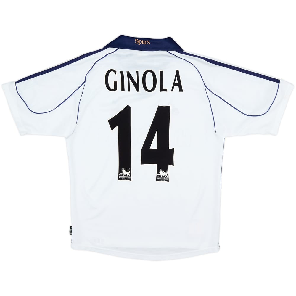 1999-01 Tottenham Home Shirt Ginola #14 - 9/10 - (S)
