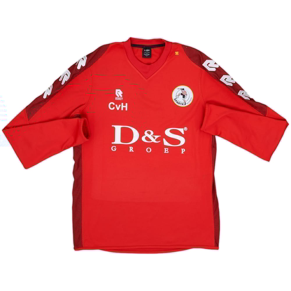 2018-19 Sparta Rotterdam Staff Issue Robey Sweat Top CvH - 8/10 - (L)
