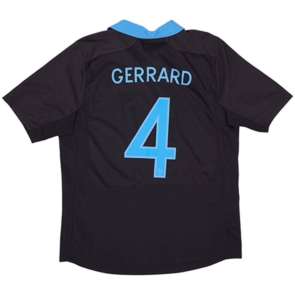 2011-12 England Away Shirt Gerrard #4 - 8/10 - (L)