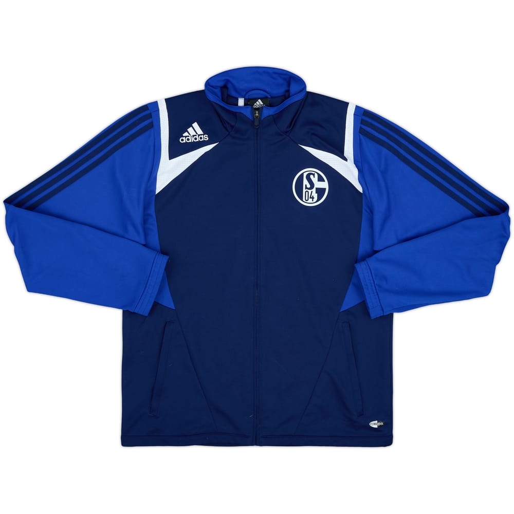 2007-08 Schalke adidas Track Jacket - 8/10 - (M/L)