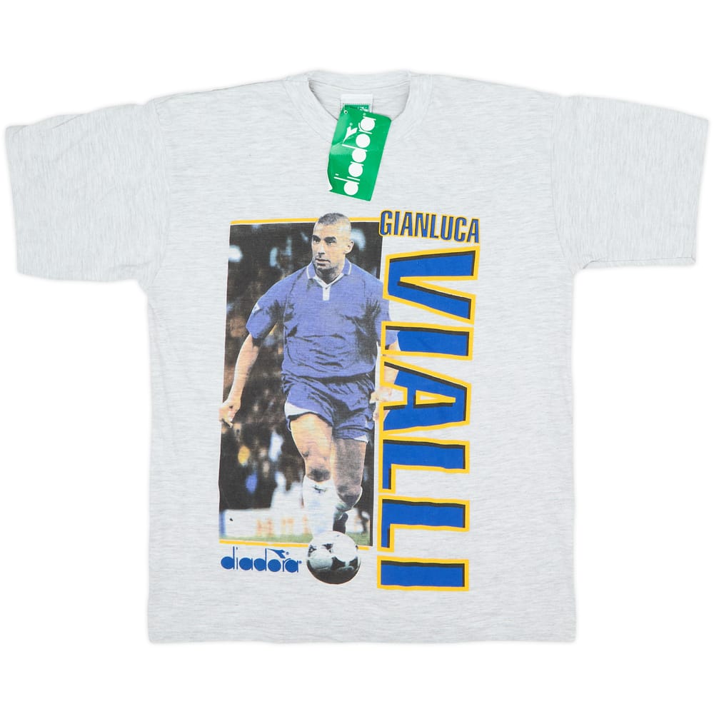 1996 Diadora 'Gianluca Vialli' Graphic Tee Vialli #9 (XL.Boys)