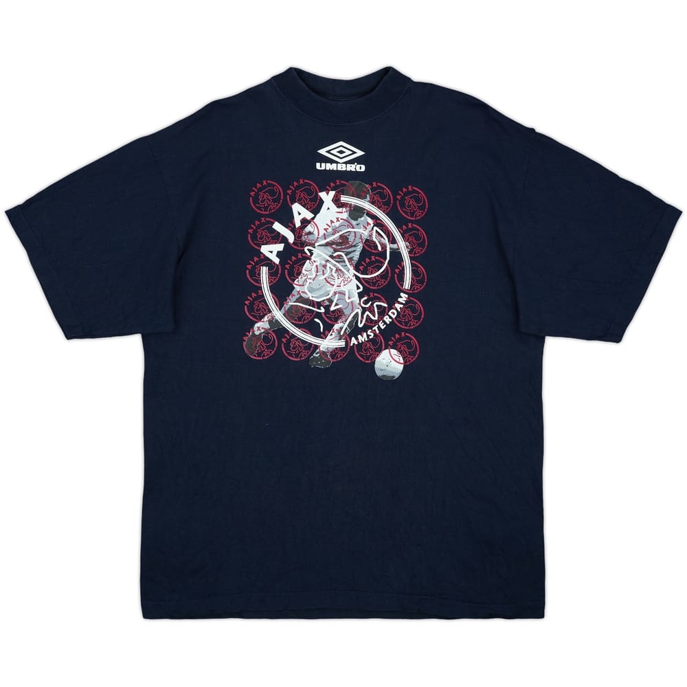 1995-97 Ajax Umbro Graphic Tee - 8/10 - (XL)