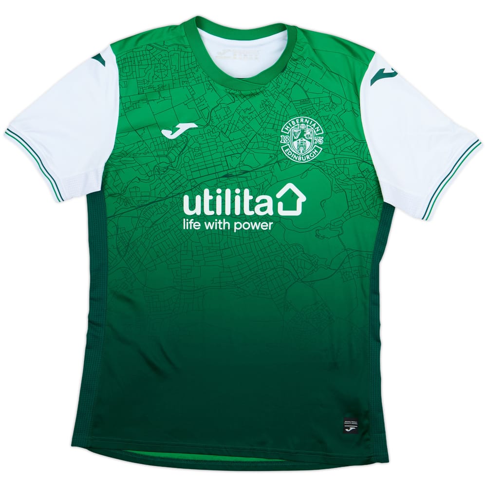 2021-22 Hibernian Home Shirt - 7/10 - (XL)