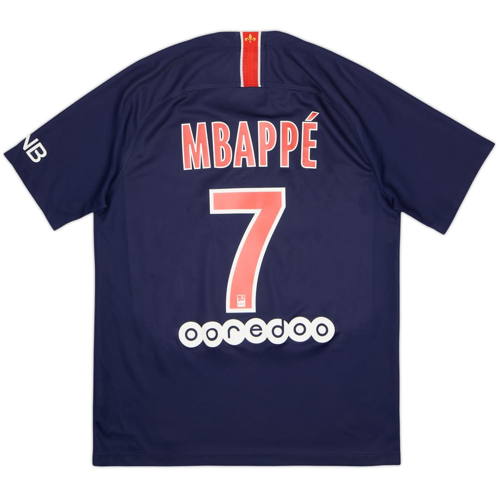 2018-19 Paris Saint-Germain Home Shirt Mbappe #7 - 7/10 - (M)