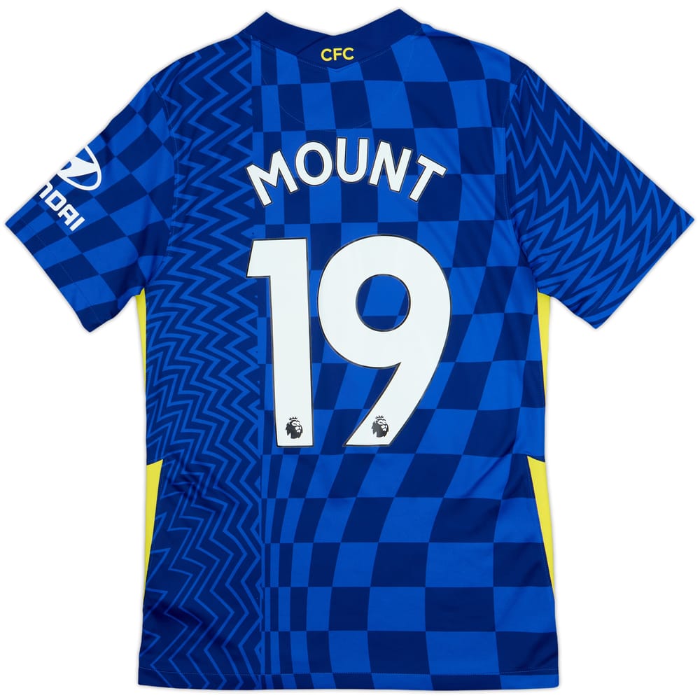 2021-22 Chelsea Home Shirt Mount #19 - 8/10 - (S)
