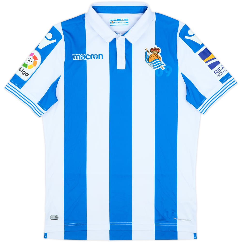 2018-19 Real Sociedad Home Shirt - 10/10 - (M)