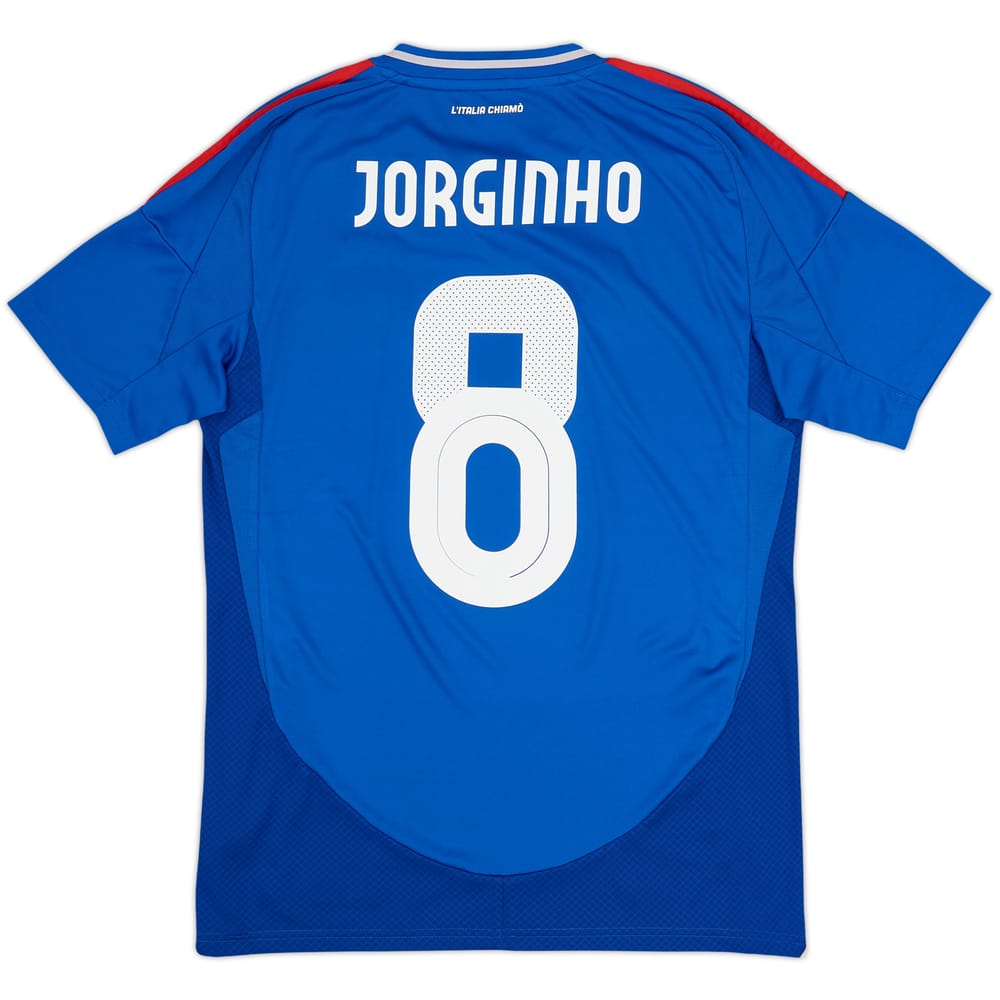 2024-25 Italy Home Shirt Jorginho #8 - 8/10 - (S)