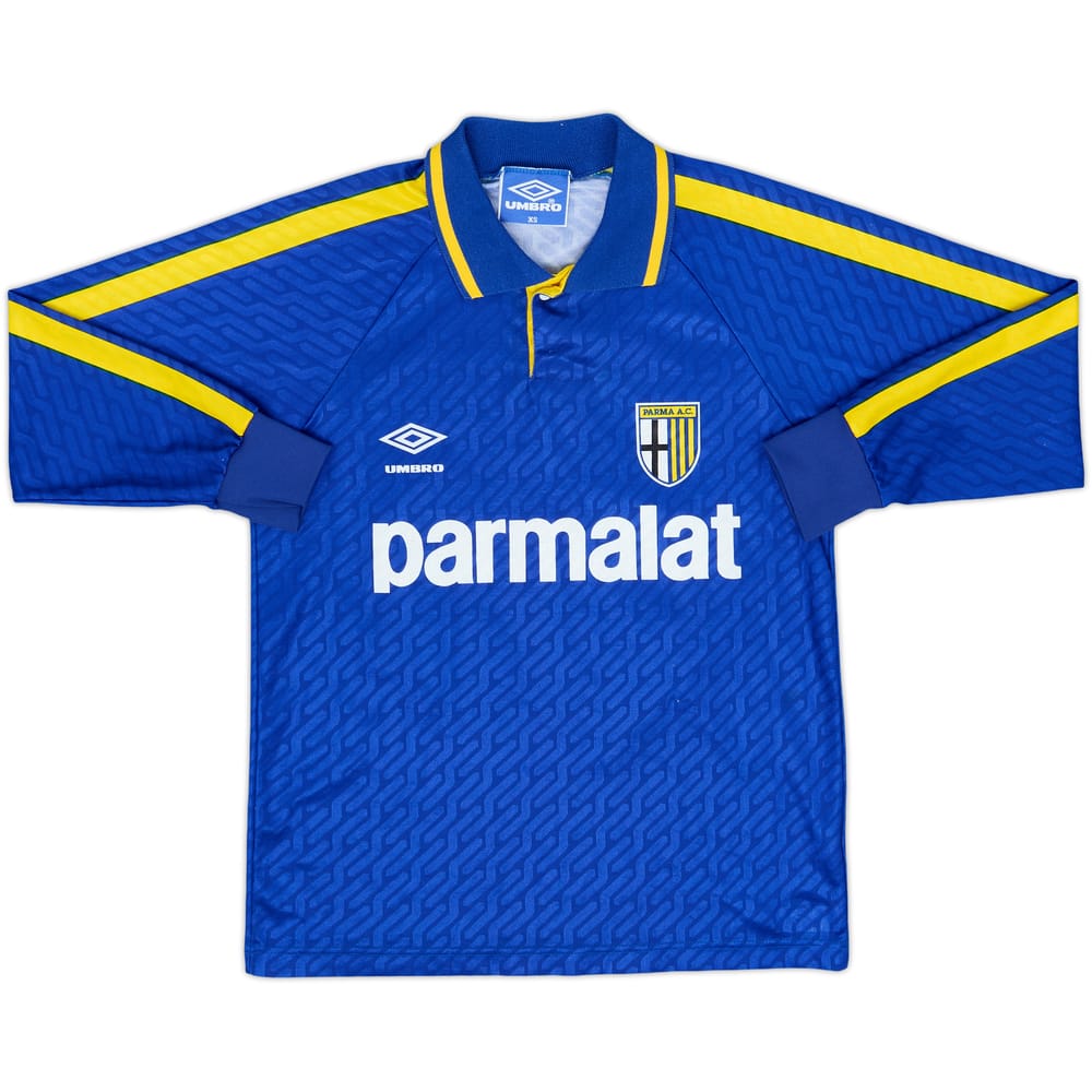 1992-93 Parma Third L/S Shirt #18 - 9/10 - (XS)