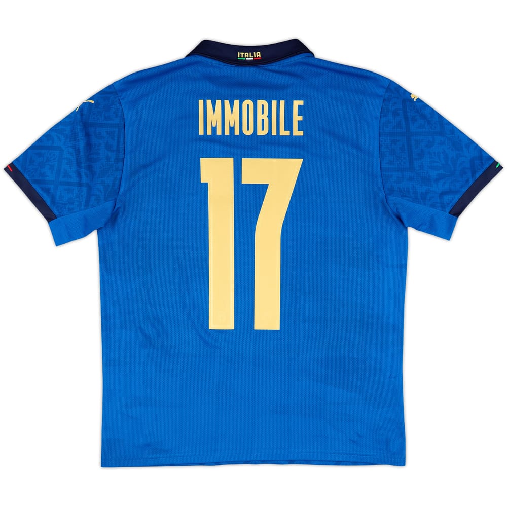 2020-21 Italy Home Shirt Immobile #17 - 10/10 - (M)