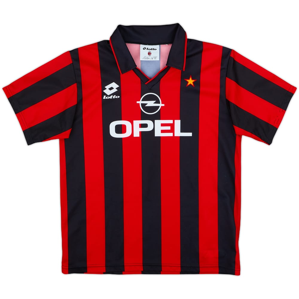 1994-95 AC Milan Home Shirt - 8/10 - (S)