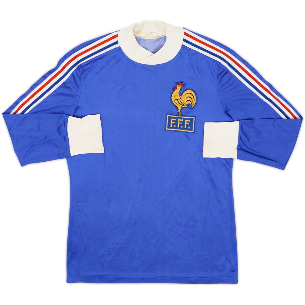 1978-80 France Home L/S Shirt - 5/10 - (S)