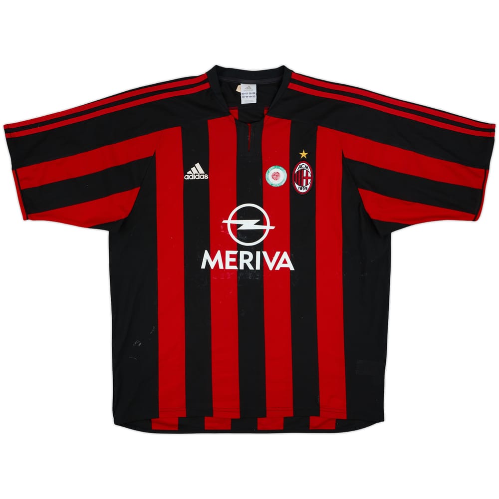 2003-04 AC Milan Home Shirt - 4/10 - (XL)
