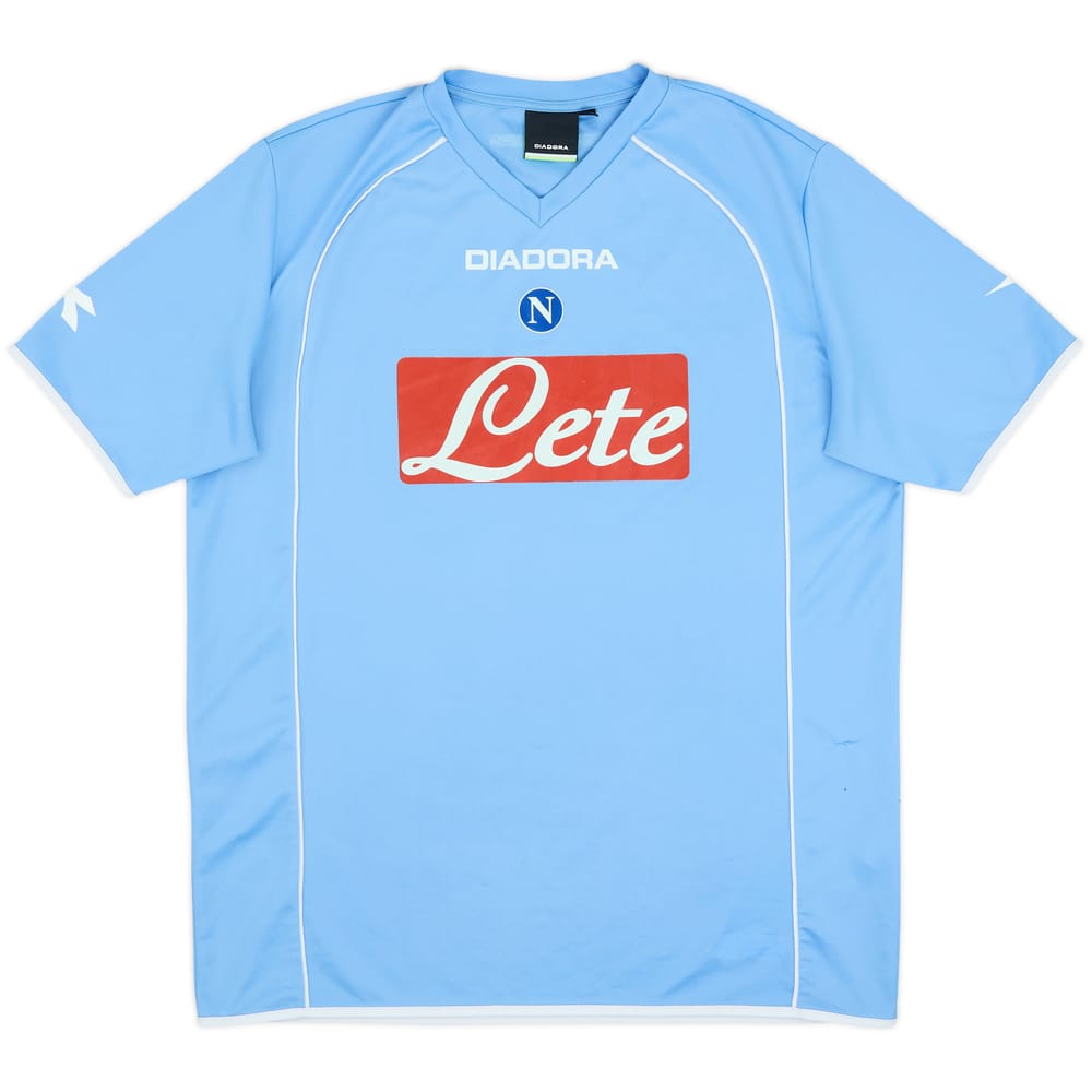 2006-07 Napoli Basic Home Shirt - 8/10 - (XL)