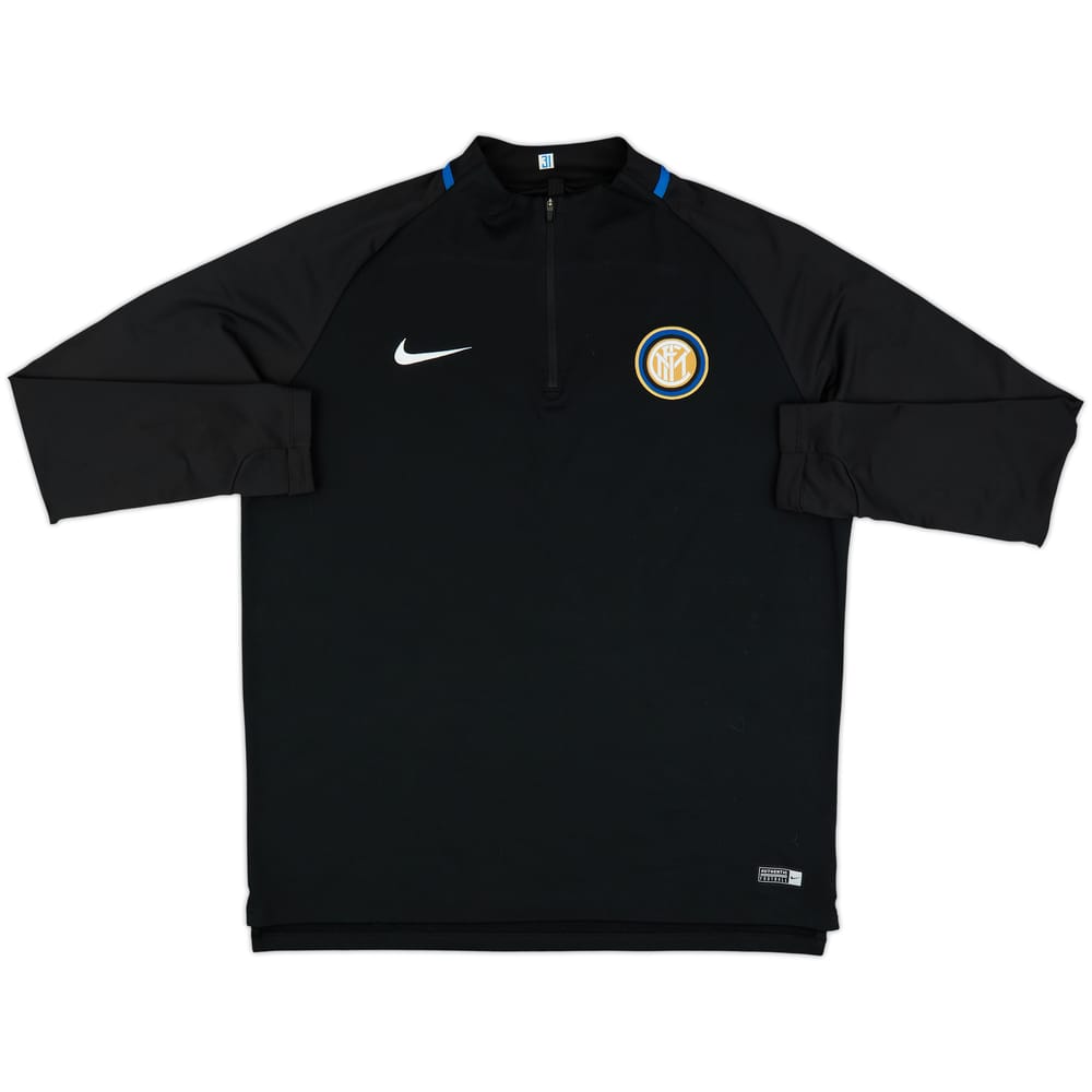 2017-18 Inter Milan Nike 1/4 Zip Training Top - 8/10 - (XL)