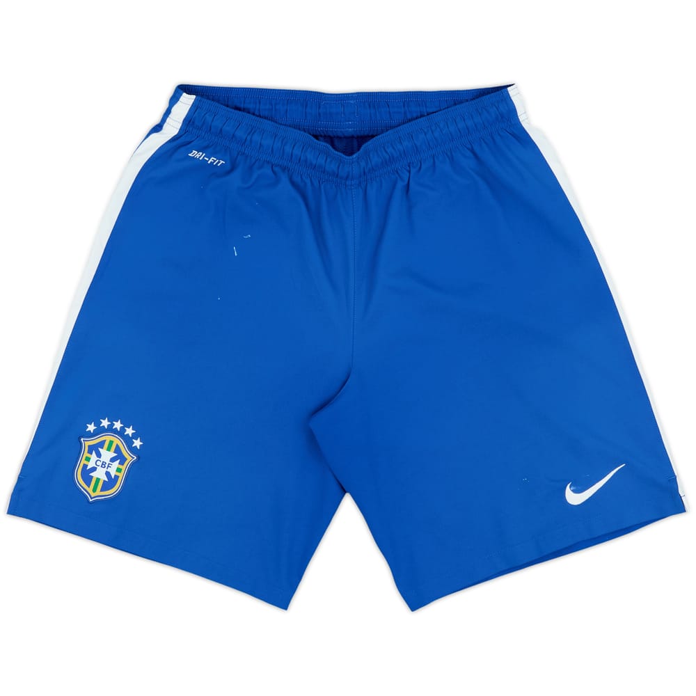 2014-15 Brazil Home Shorts - 7/10 - (L)