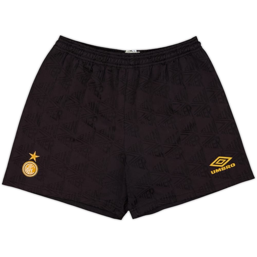 1995-96 Inter Milan Home Shorts - 9/10 - (M)