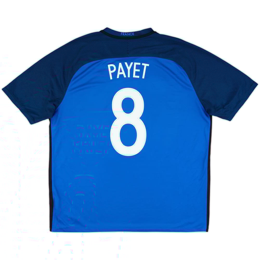 2016-17 France Home Shirt Payet #8 - 10/10 - (XXL)