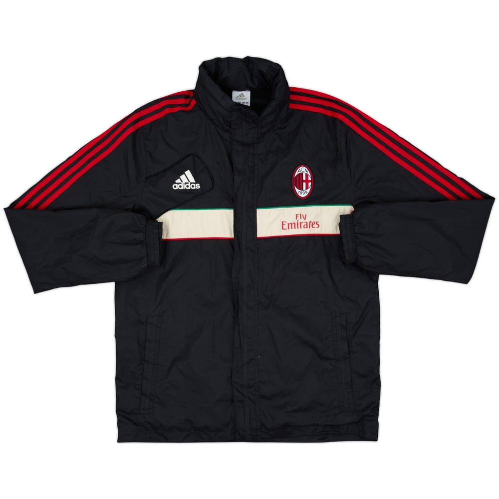 2012-13 AC Milan adidas Hooded Rain Jacket - 6/10 - (L)