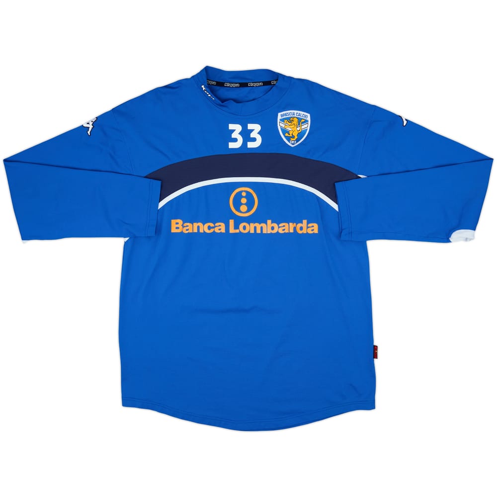 2004-05 Brescia Kappa Player Issue Training L/S Shirt #33 - 7/10 - (XL)