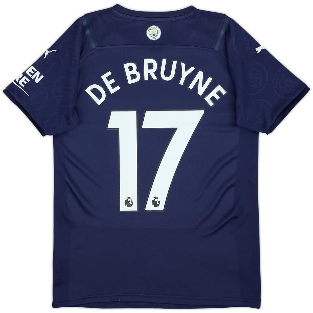2021-22 Manchester City Third Shirt De Bruyne #17 - 9/10 - (S)