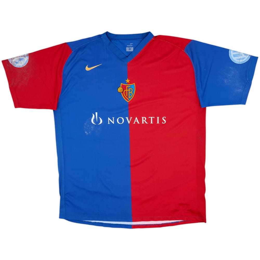 2006-08 FC Basel Home Shirt - 5/10 - (XL)